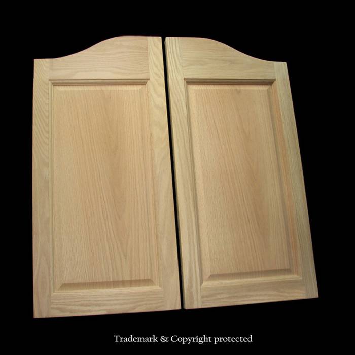 Oak Cafe Door Raised Paneled 2/6 contour 30